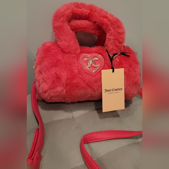 Juicy Couture Let's Get Cozy Roll PINK FLASH Bag-NWT - Picture 3 of 14